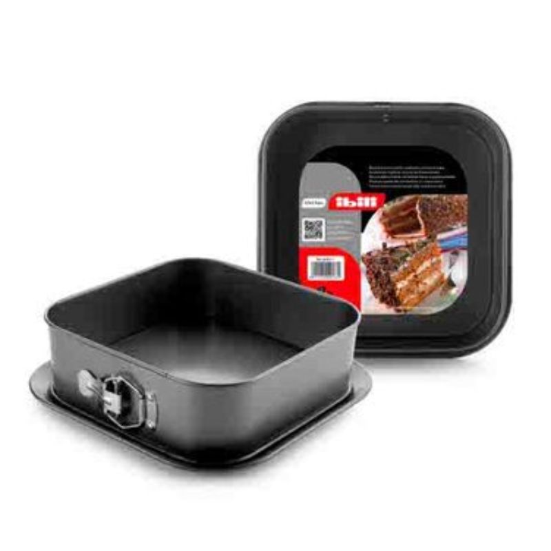 Ibili moule démontable carré "Moka" 17cm