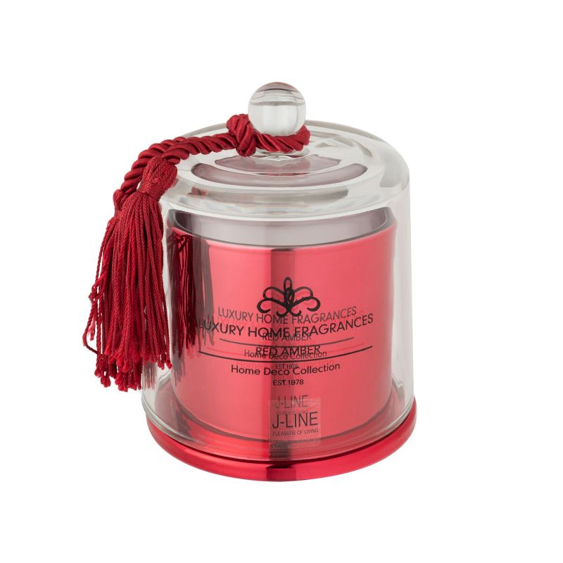 JLine bougie parfumée cloche rouge S