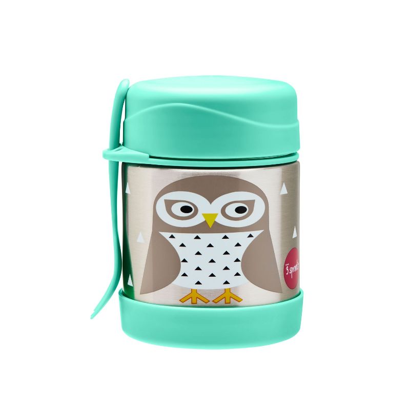 3 sprouts chouette boîte isotherme + fourchette