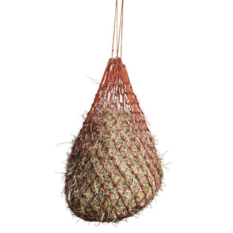 Kerbl filet à foin à mailles serrées rouge