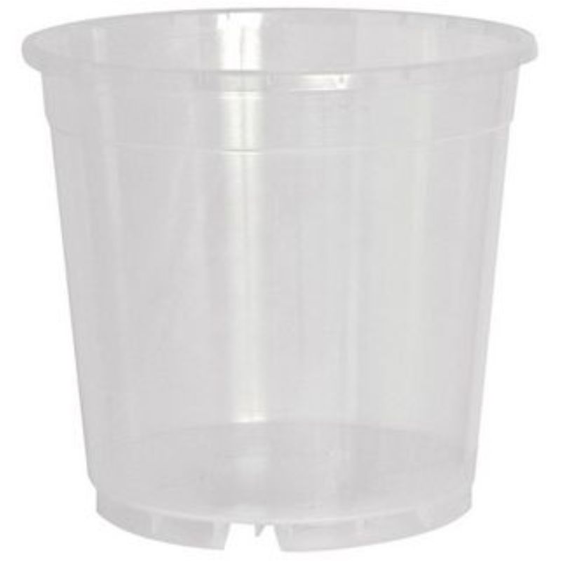 Pot transparent pour orchidée 19cm