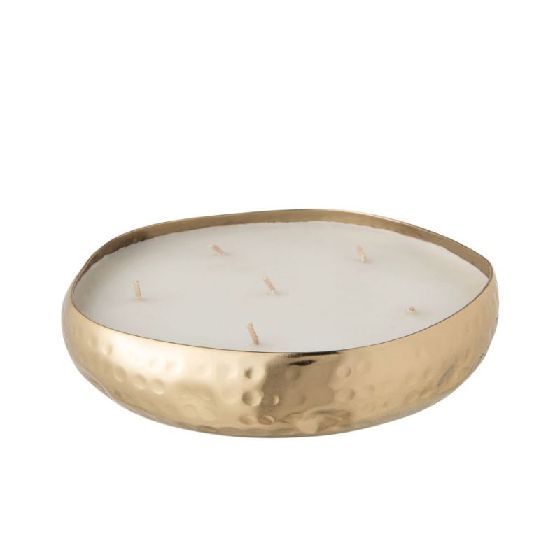 JLine bougie parfumée métal or M