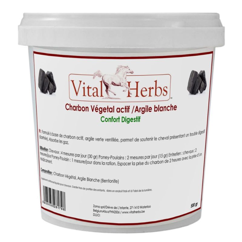 Vital Herbs Charbon végétal actif 250gr