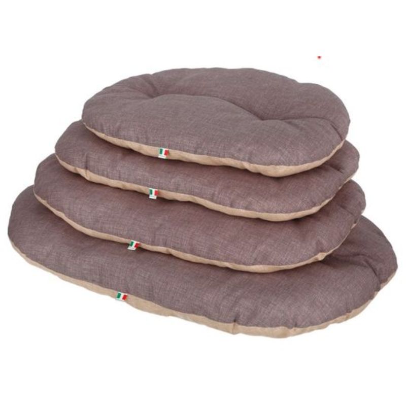 Coussin Loneta brun/gris 82x57cm