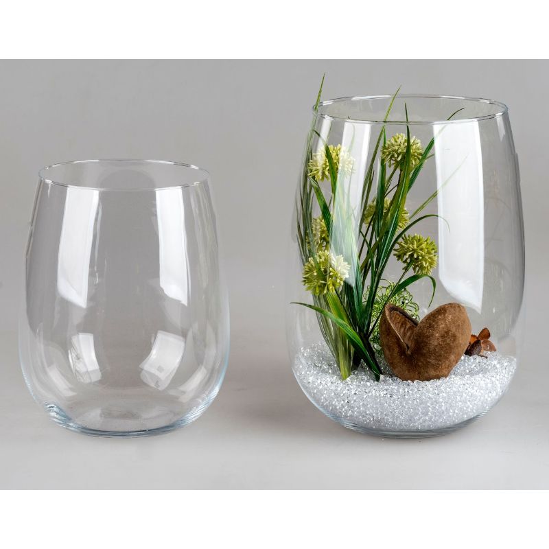 Vase en verre 33cm