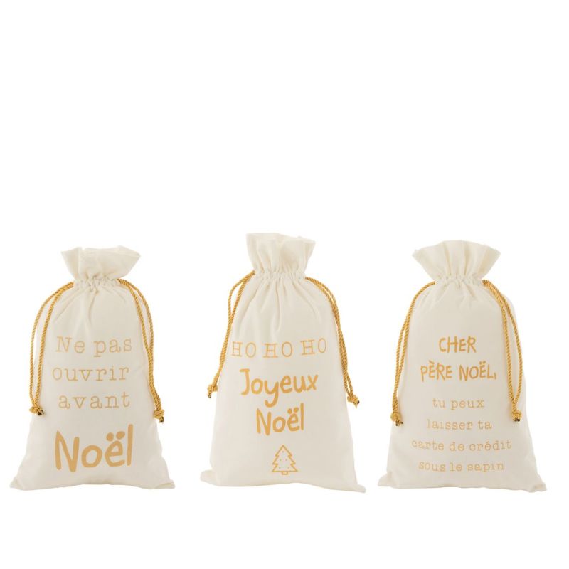 JLine sac de Noël velours M