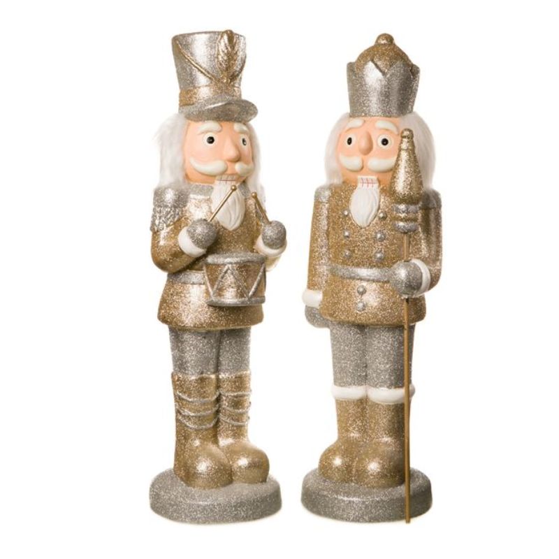 Casse noisettes argent/or 60cm