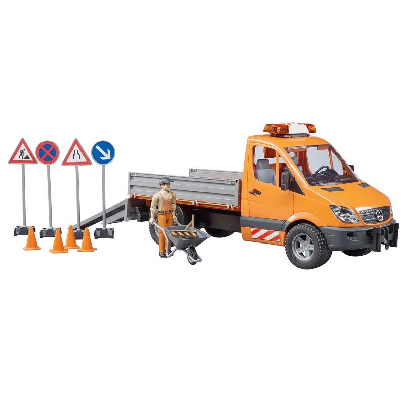 Bruder MB Sprinter avec chauffeur et accessoires 1:16