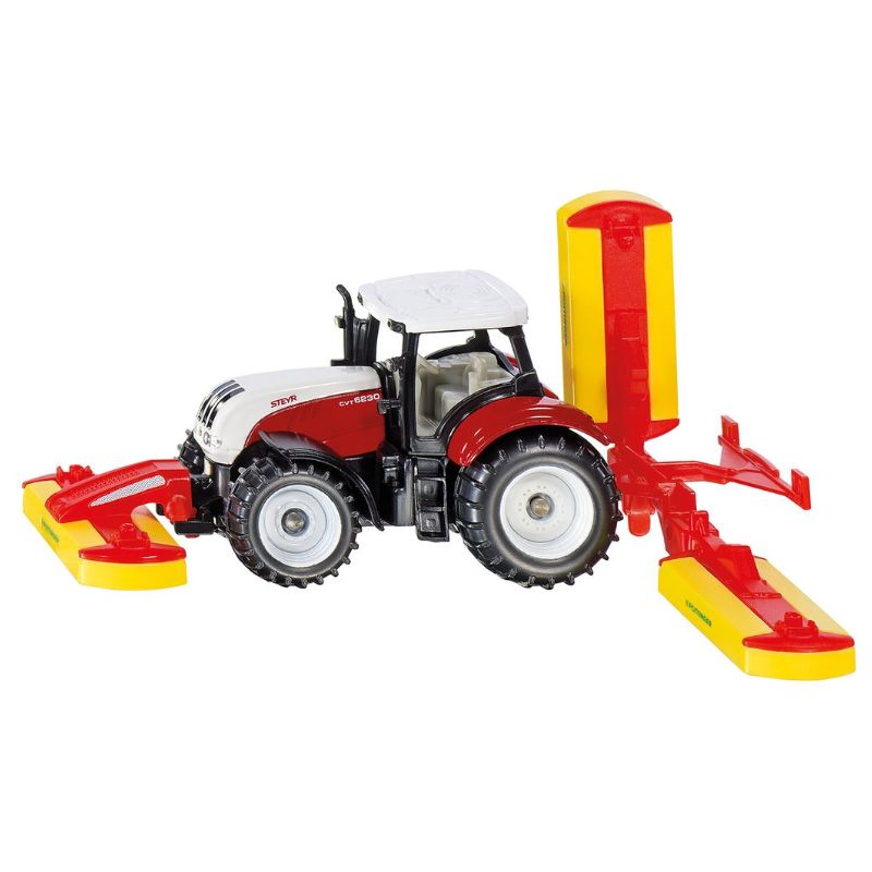 Siku Steyr avec combinaison de faucheuse Pöttinger 1:87