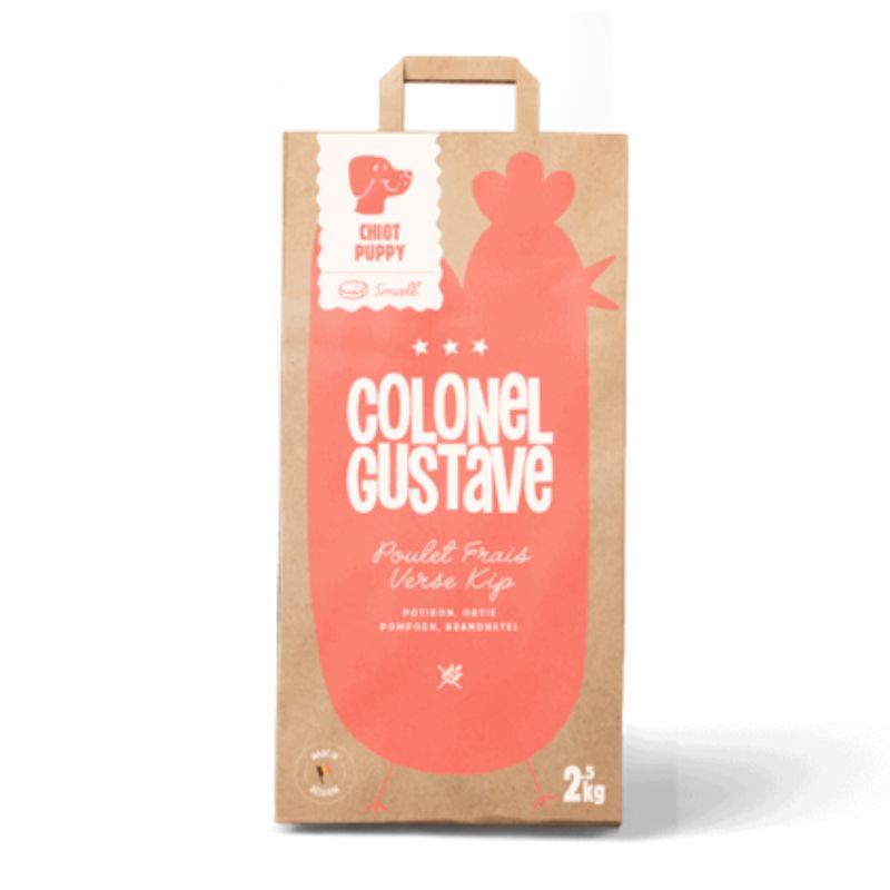 Colonel Gustave chiot poulet 2.5kg