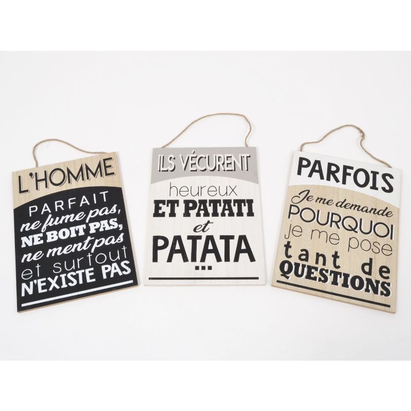 EDELWEISS BALADE pancarte rigolote 30cm