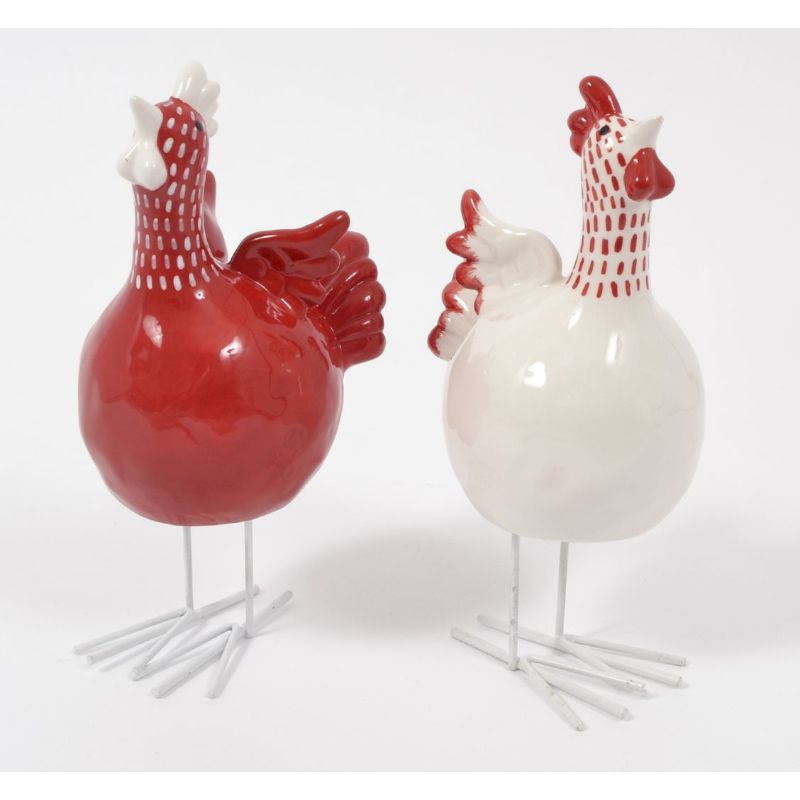 EDELWEISS DIVA poule sur pied 24cm