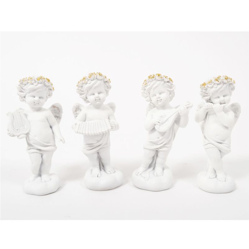 EDELWEISS AUGUSTIN ange musicien 13cm