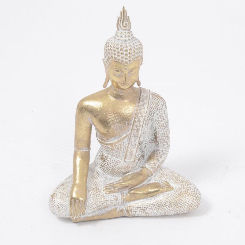 EDELWEISS NAMASTE bouddha assis 32cm