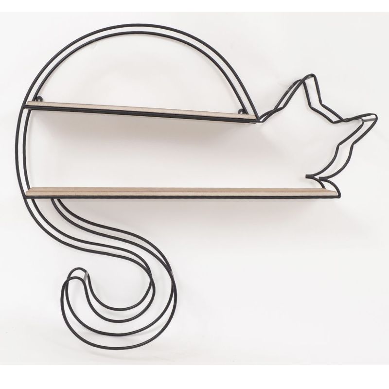 EDELWEISS AZRAEL étagère murale chat 80cm