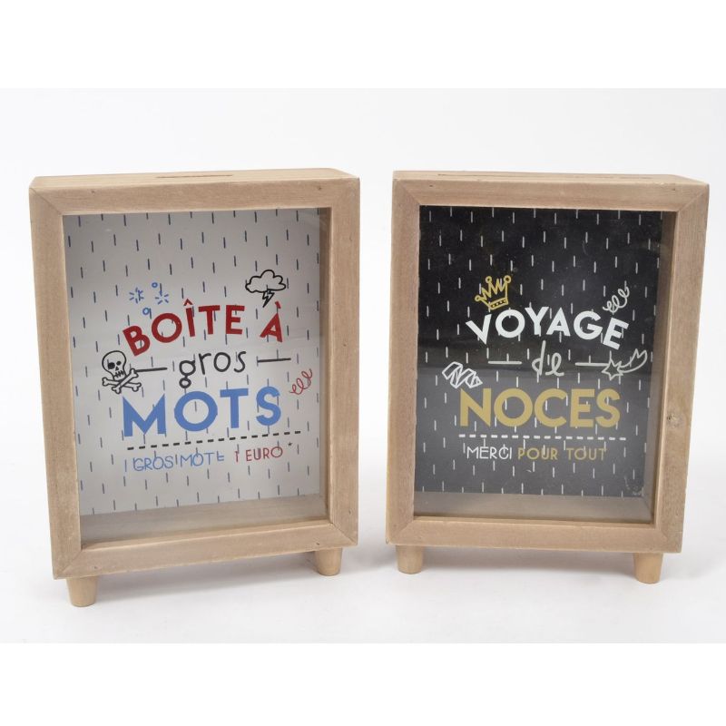 EDELWEISS CAGNOTTE tirelire 22cm