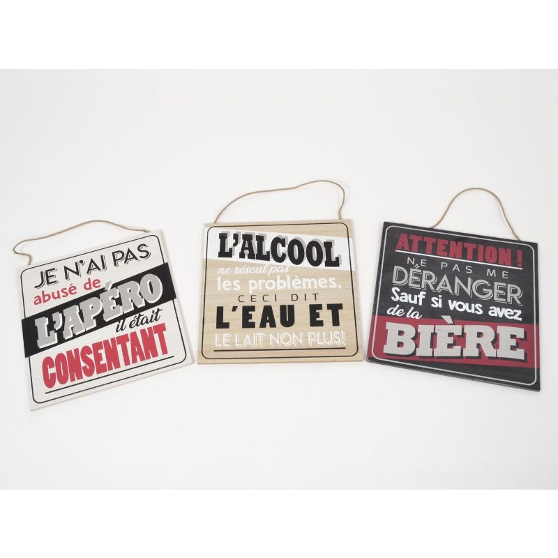 EDELWEISS BALADE pancarte apéro 30cm