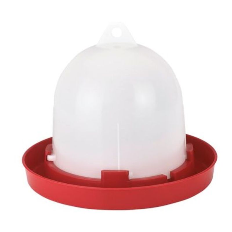 Kerbl Abreuvoir PVC Siphoïde rouge 3.5L