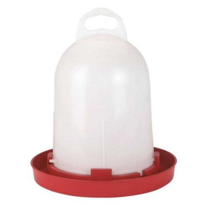 Kerbl Abreuvoir PVC Siphoïde rouge 5.5L