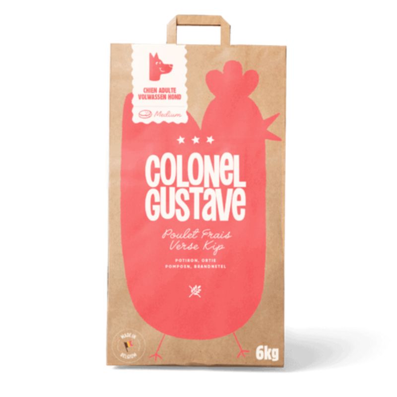 Colonel Gustave chien adulte medium poulet 6kg