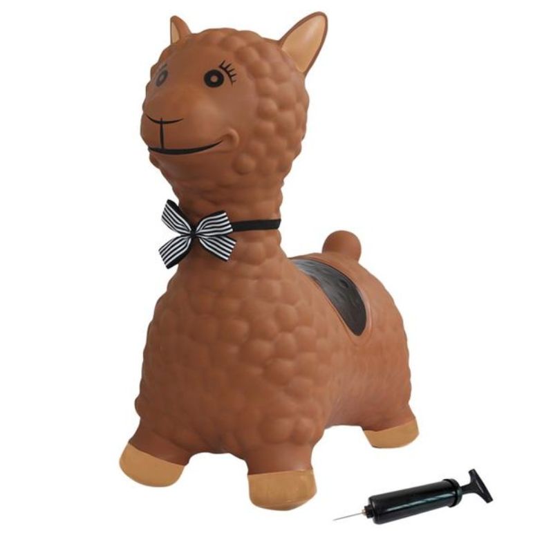 Jamara Lama brun sauteur rebondissant