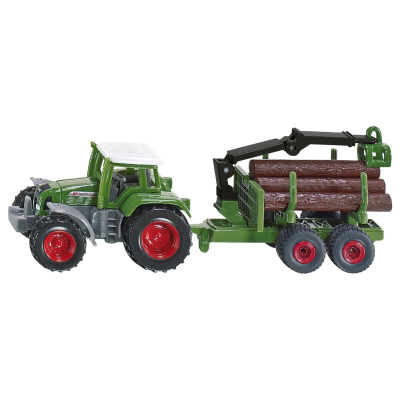 Siku Fendt avec remorque forestière 1:87