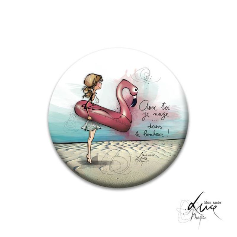 Magnet "Dans le bonheur..."