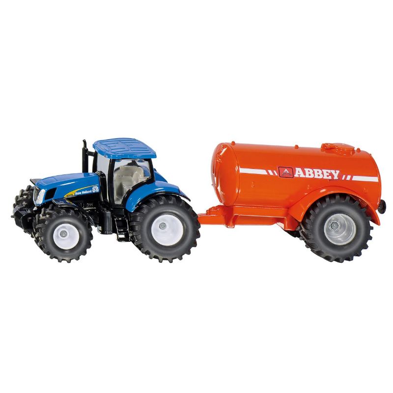 Siku New Holland avec réservoir de lisier monoaxe 1:50