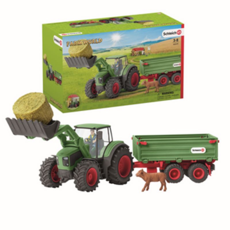 Tracteur avec remorque