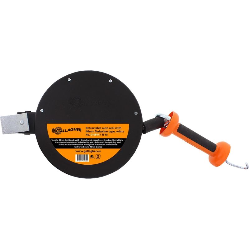 Gallagher enrouleur de rappel blanc 15m