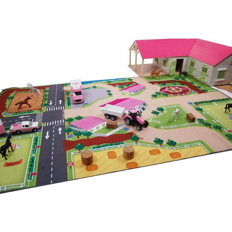 Kidsglobe Tapis de jeu manège cheval