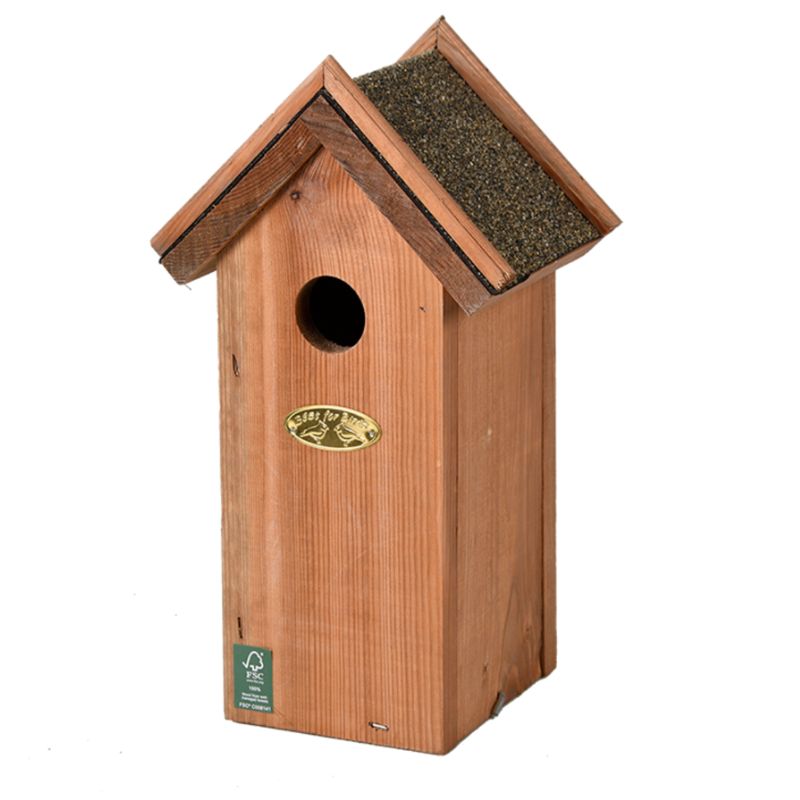 Nichoir antique/bitume mésange bleue