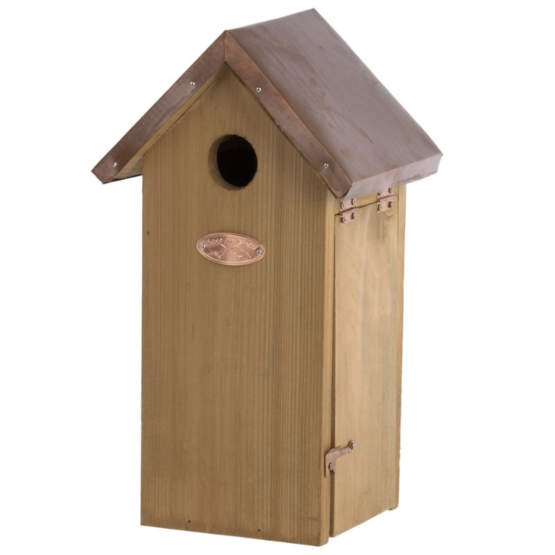 Nichoir antique/cuivre mésange charbonnière