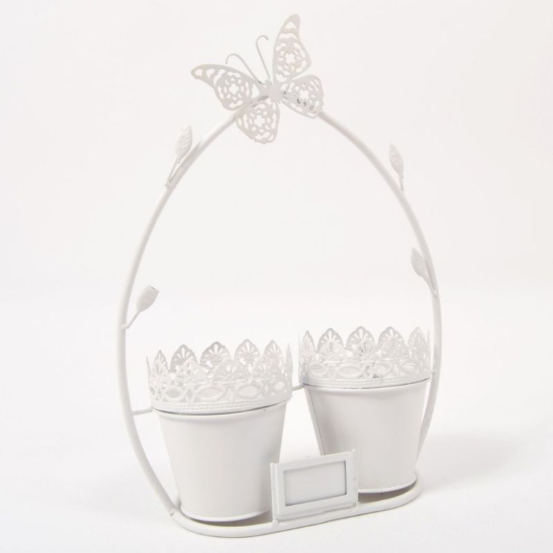 APOLLINE cache pot double papillon diam 12