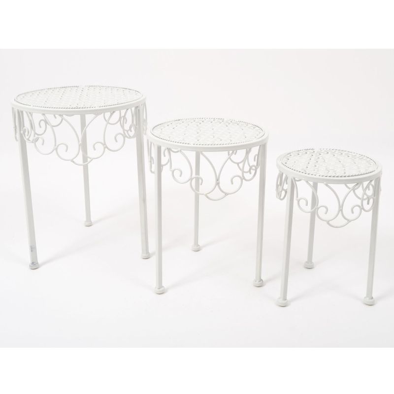 APOLLINE set de 3 sellettes 20/25/30cm