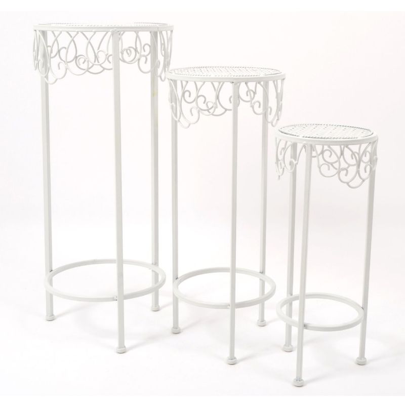 APOLLINE set de 3 sellettes 20/25/30cm