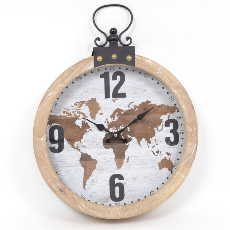 TIC TAC horloge mappe monde