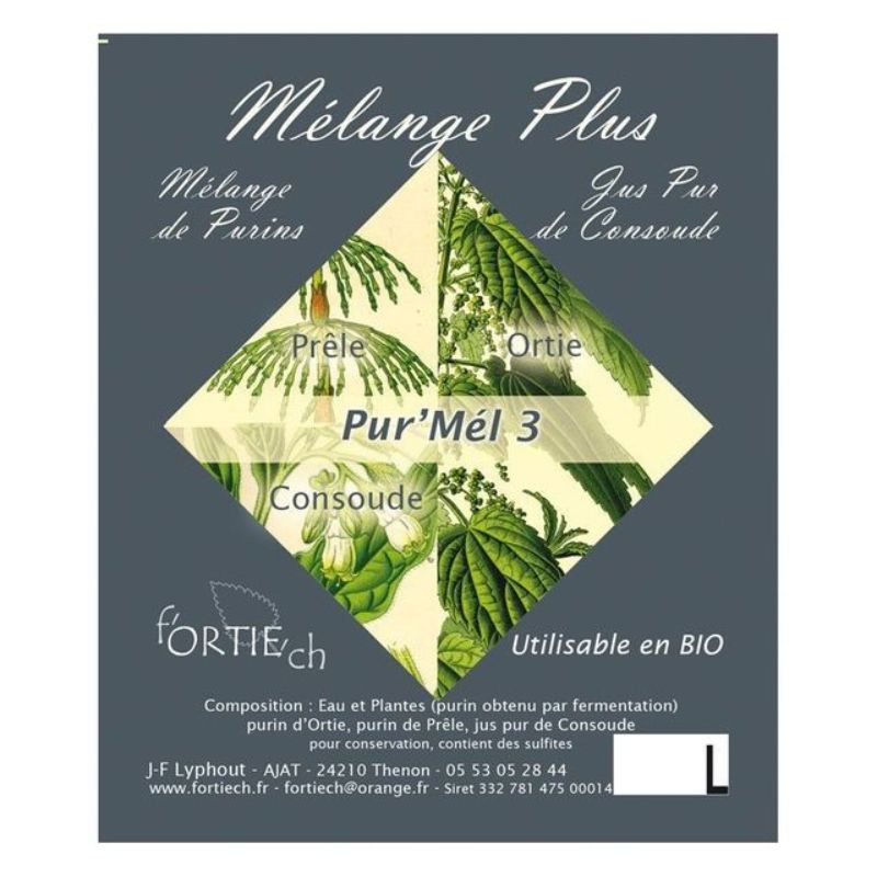 Pur mel'3 - 2L (Prêle + ortie + Consoude)
