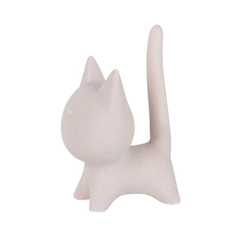 Chat Félix céramique rose clair L