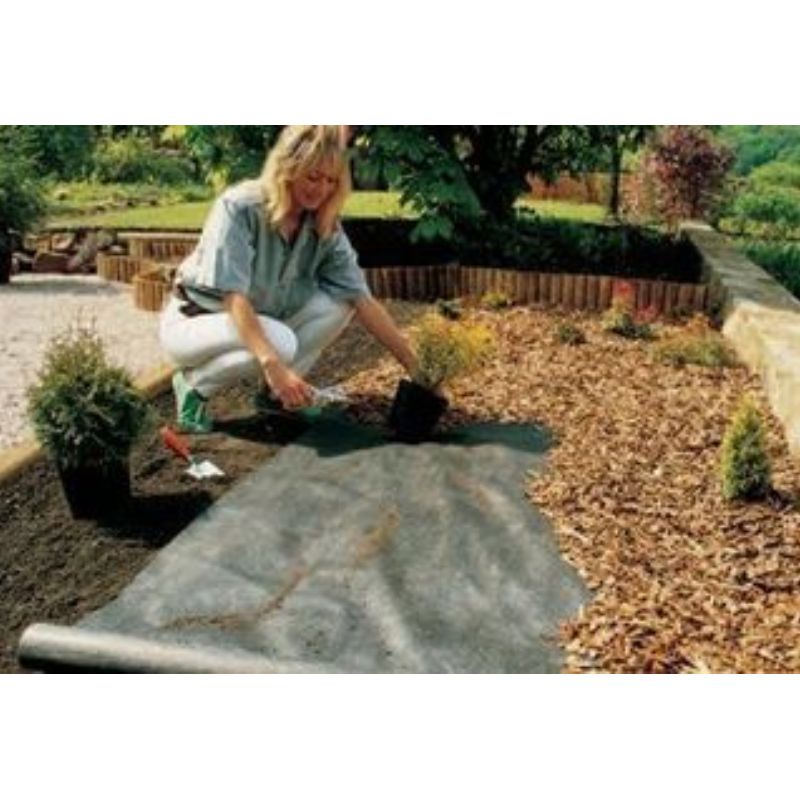 Film de paillage Plantex gris 2x50m