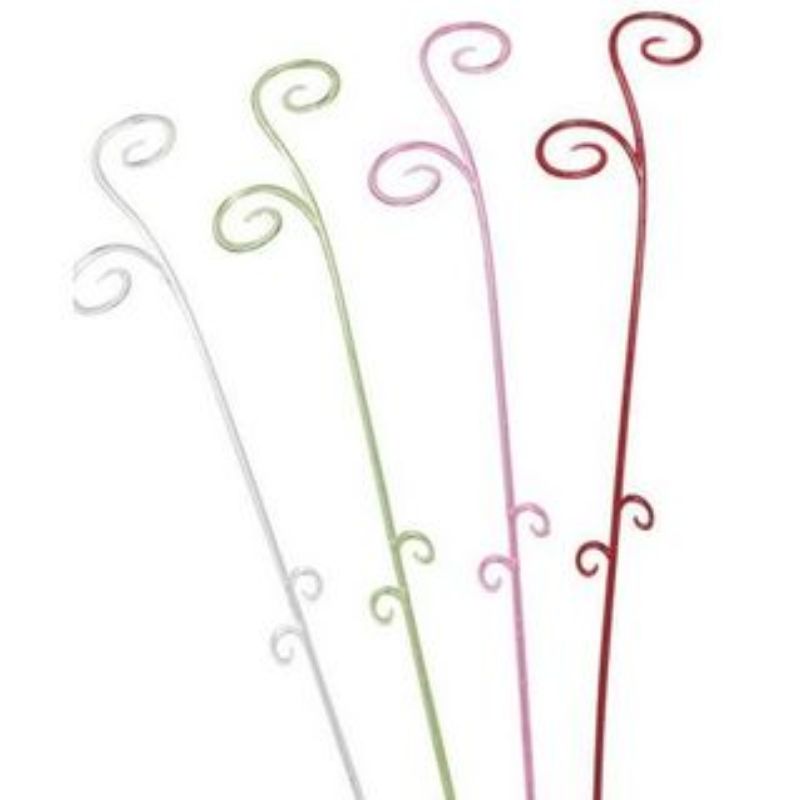 Tuteur orchidée plastique transparent 60cm