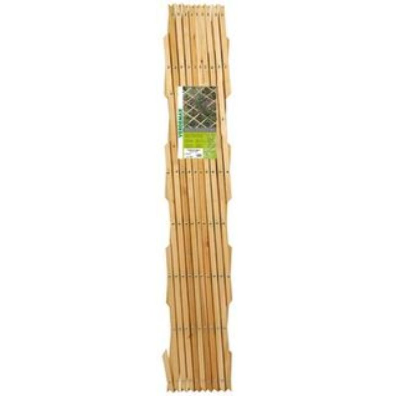 Treillis extensible bois naturel 1x3m