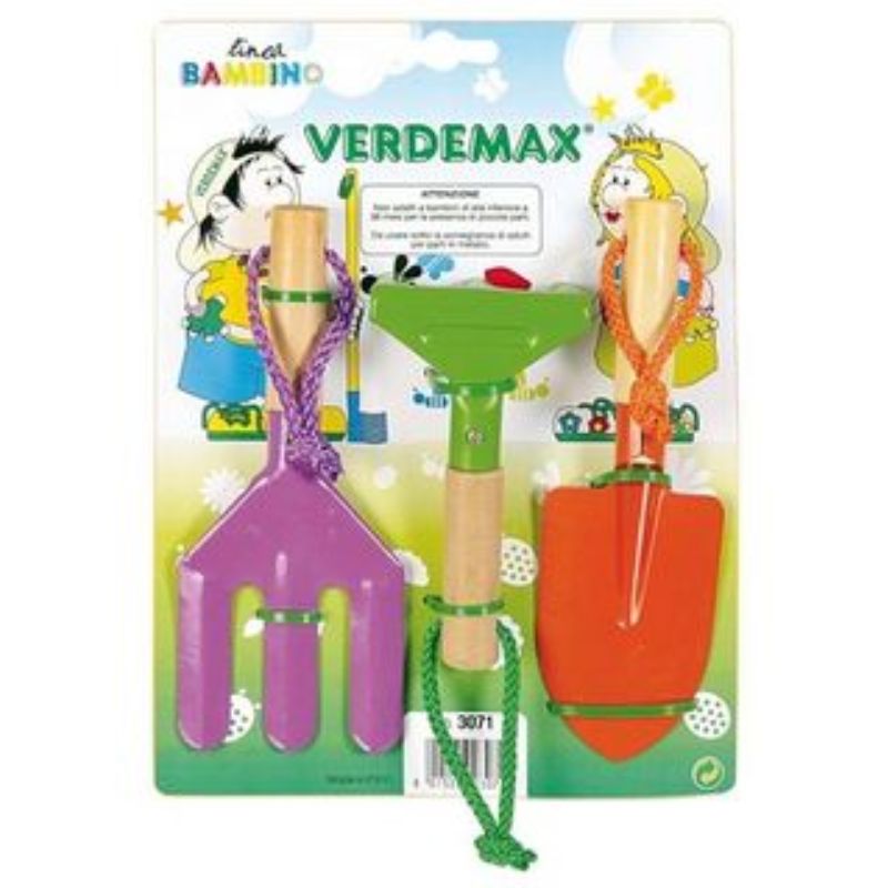 Set 3 outils à main enfant Verdemax