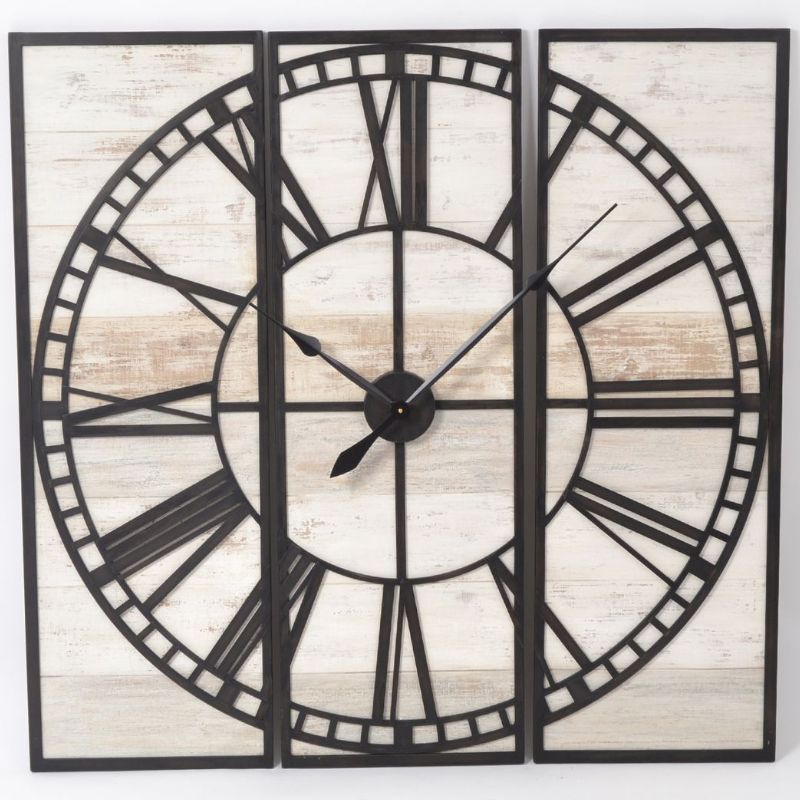 TEMPO horloge triptyque