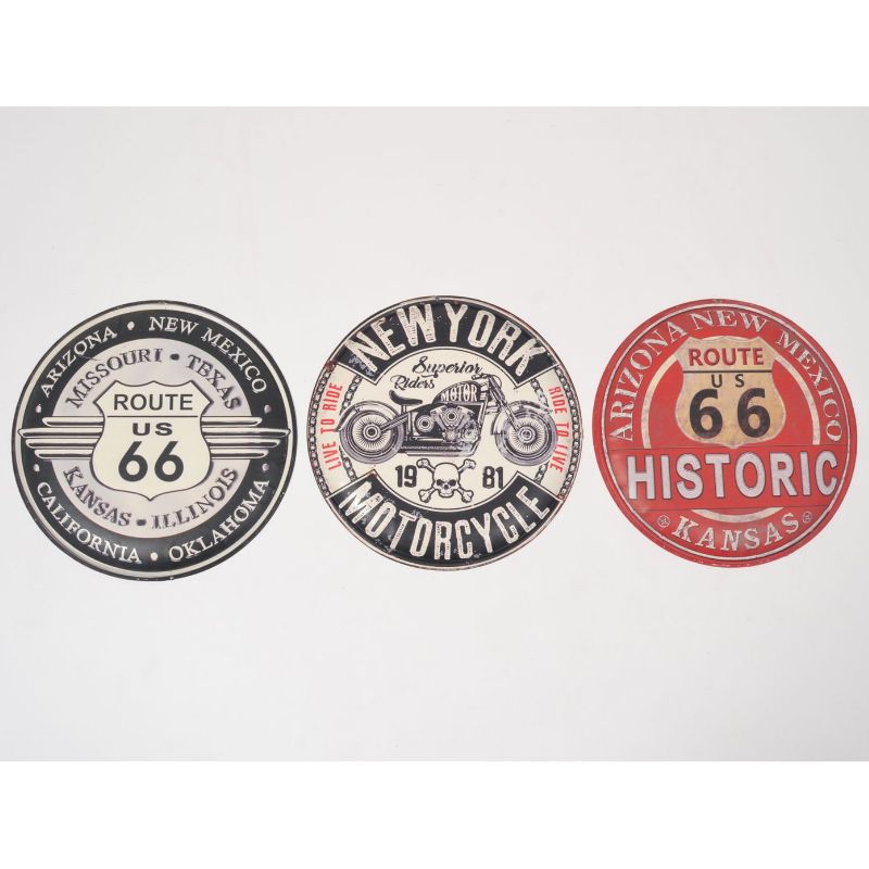 MOTORS plaques murales 35cm