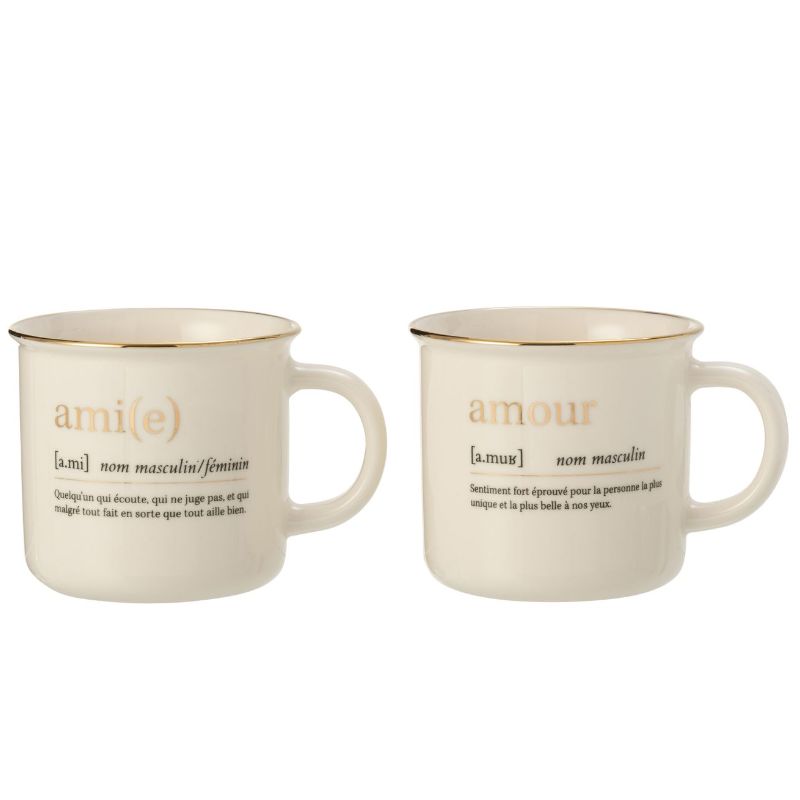 Mug céramique amour ou ami