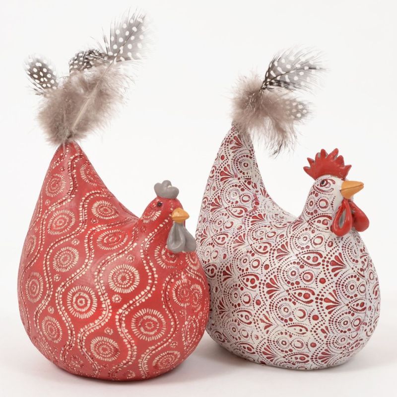 MONTANA poule rouge 18cm