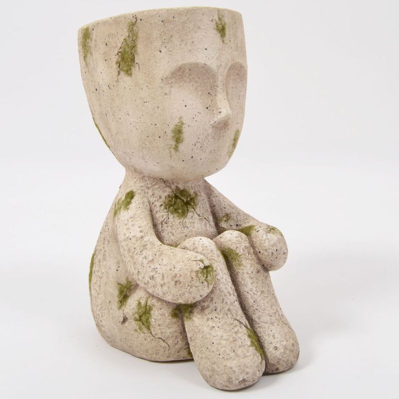 LINETTE cachepot personnage 39cm