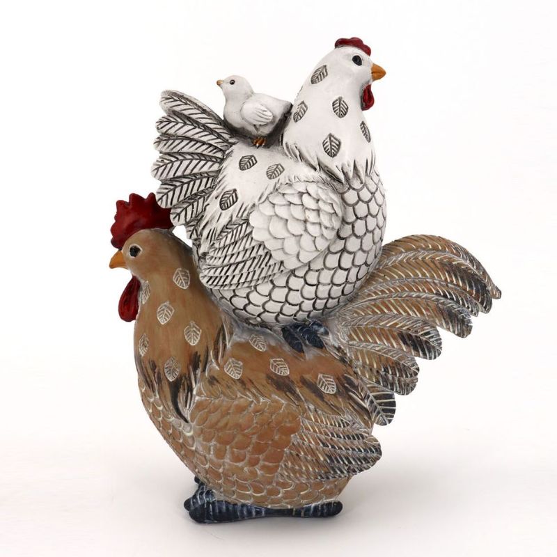 COTTAGE poule double 17cm