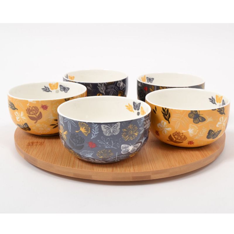 INAYA plat apéritif 5 bols